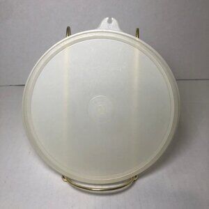 Vintage Tupperware 227-43 Replacement Clear Sheer Lid Only With Tab "C"